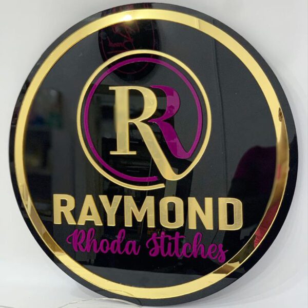 custom acrylic business plate acrylic office name plate