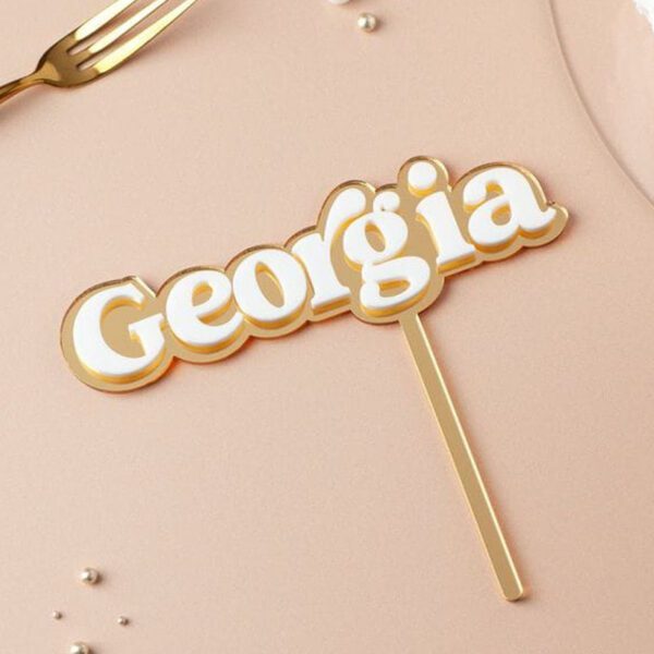 acrylic cake topper custom name personalized acrylic cake topper birthday