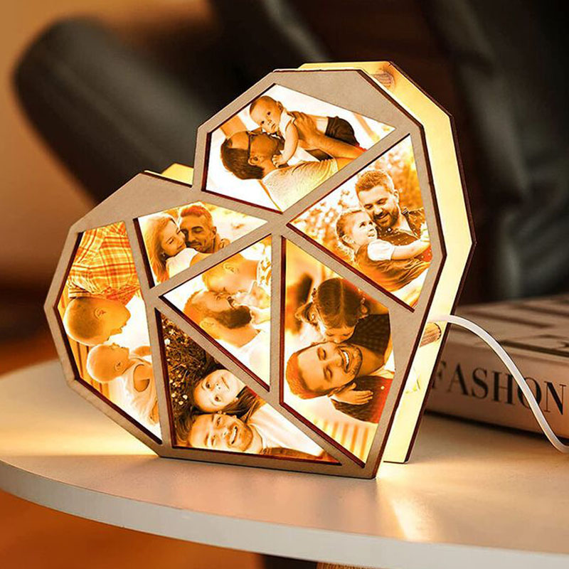 LED wedding photo stand illuminated wedding photo display