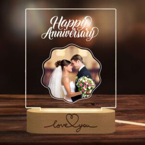 LED wedding photo stand illuminated wedding photo display
