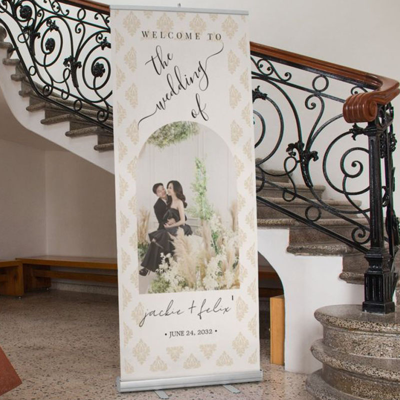 custom standee banner portable event standee banner