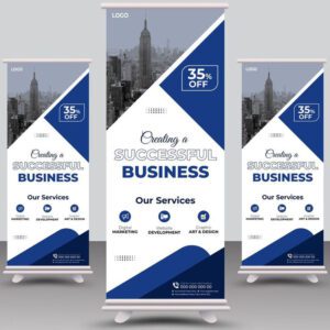 custom standee banner portable event standee banner