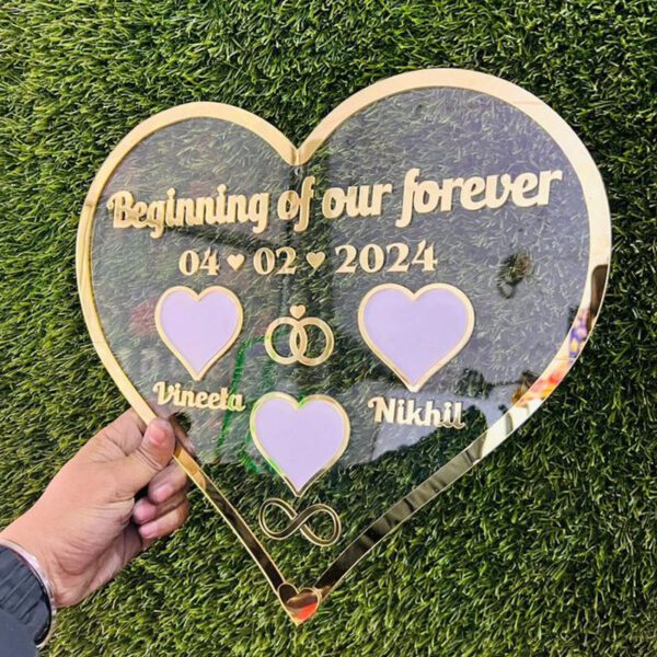 custom acrylic wedding frame acrylic wedding welcome sign
