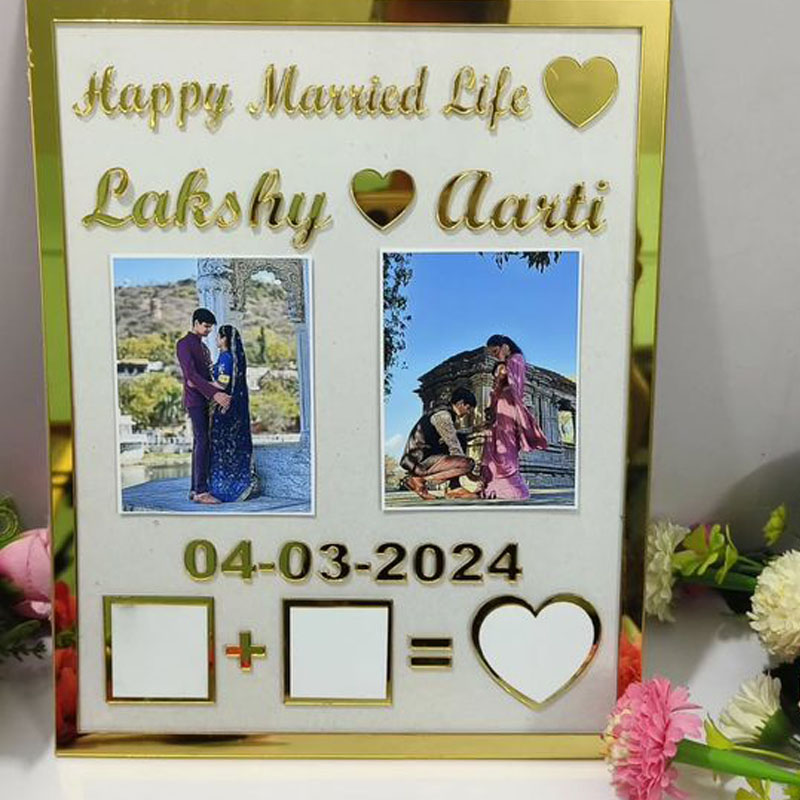 custom acrylic wedding frame acrylic wedding welcome sign