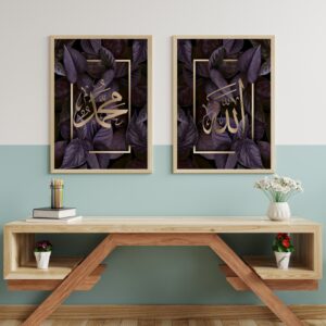2 decorative canvas frames printed Set