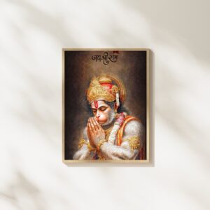 Great Hanuman Printed Canvas Print Frame | Wall Art Gallery Wrap