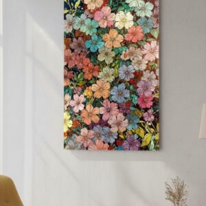 Beautiful Flowers Printed Canvas Print Frame |  Wall Art Gallery Wrap