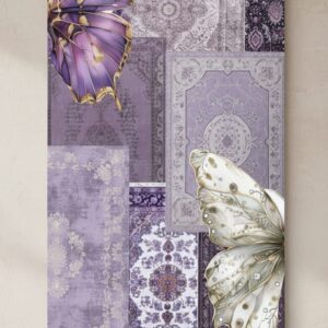 Pashmina Printed Canvas Print Frame |  Wall Art Gallery Wrap